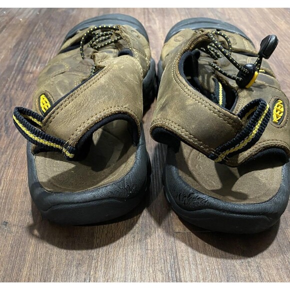 KEEN Sandals Mens 10 Brown Bison Newport Leather Shoes Closed Toe Hiking Water main image 7